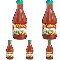 Vista 8 de Salsa para Tacos Roja La Victoria, Suave, 15 Onzas