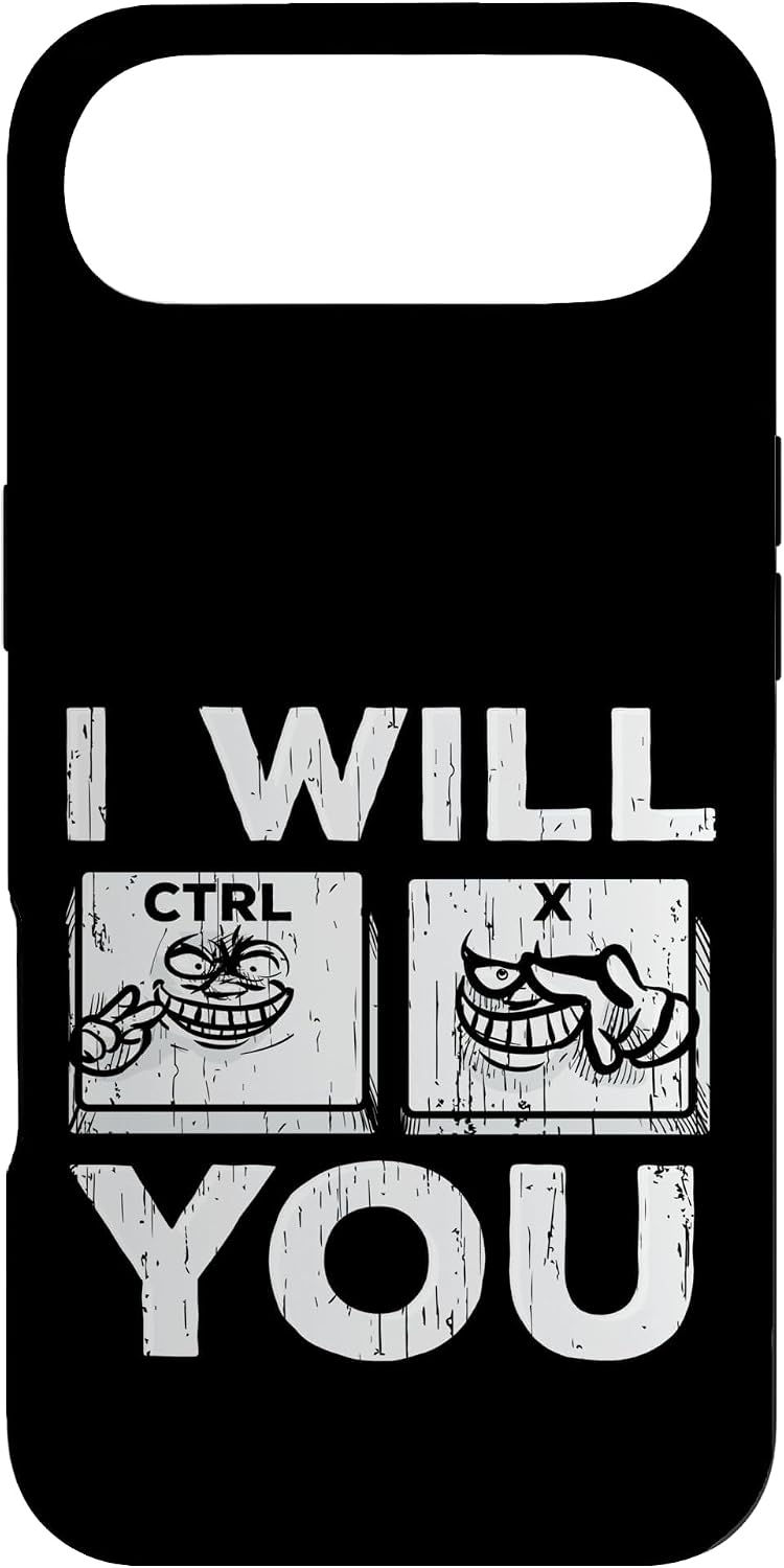 Funny Computer Career I Will CTRL X You Computer Case for iPhone Air