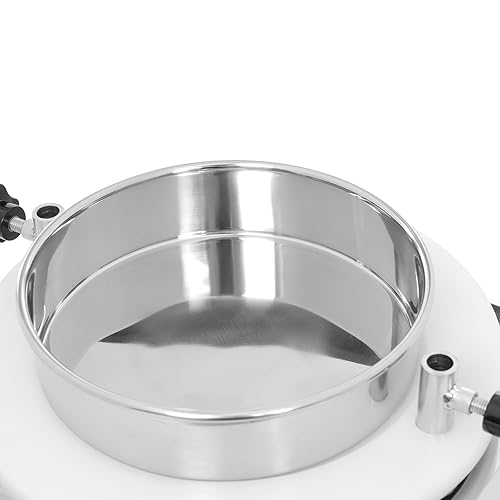 Miniatura 5 de Coctelera de tamiz de laboratorio, máquina agitadora eléctrica de tamiz vibratorio de 125 W con cuerpo de acero inoxidable 304, capacidad de tamices