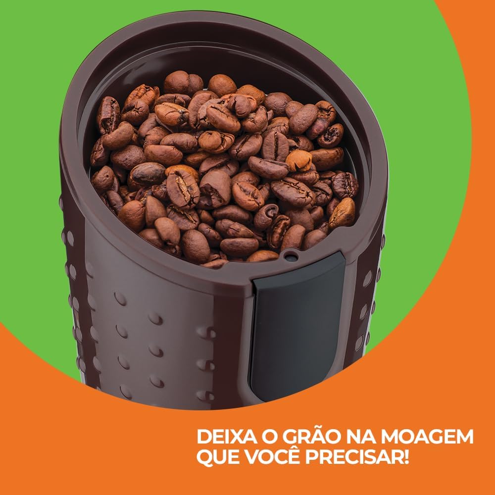 Moedor de Café di Grano, Marrom, 110v, Cadence