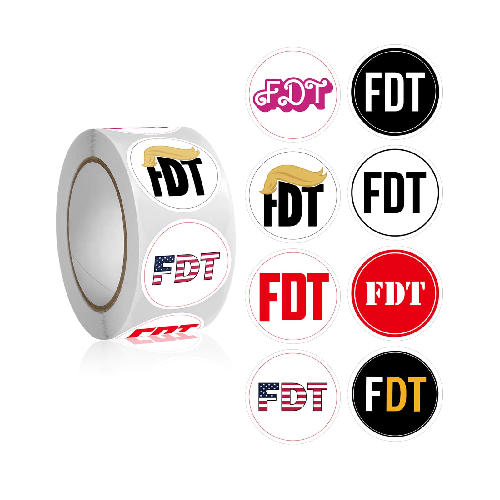 Calcomanías anti Trump 2025 y pegatinas de vinilo autoadhesivas para coche FDT 8