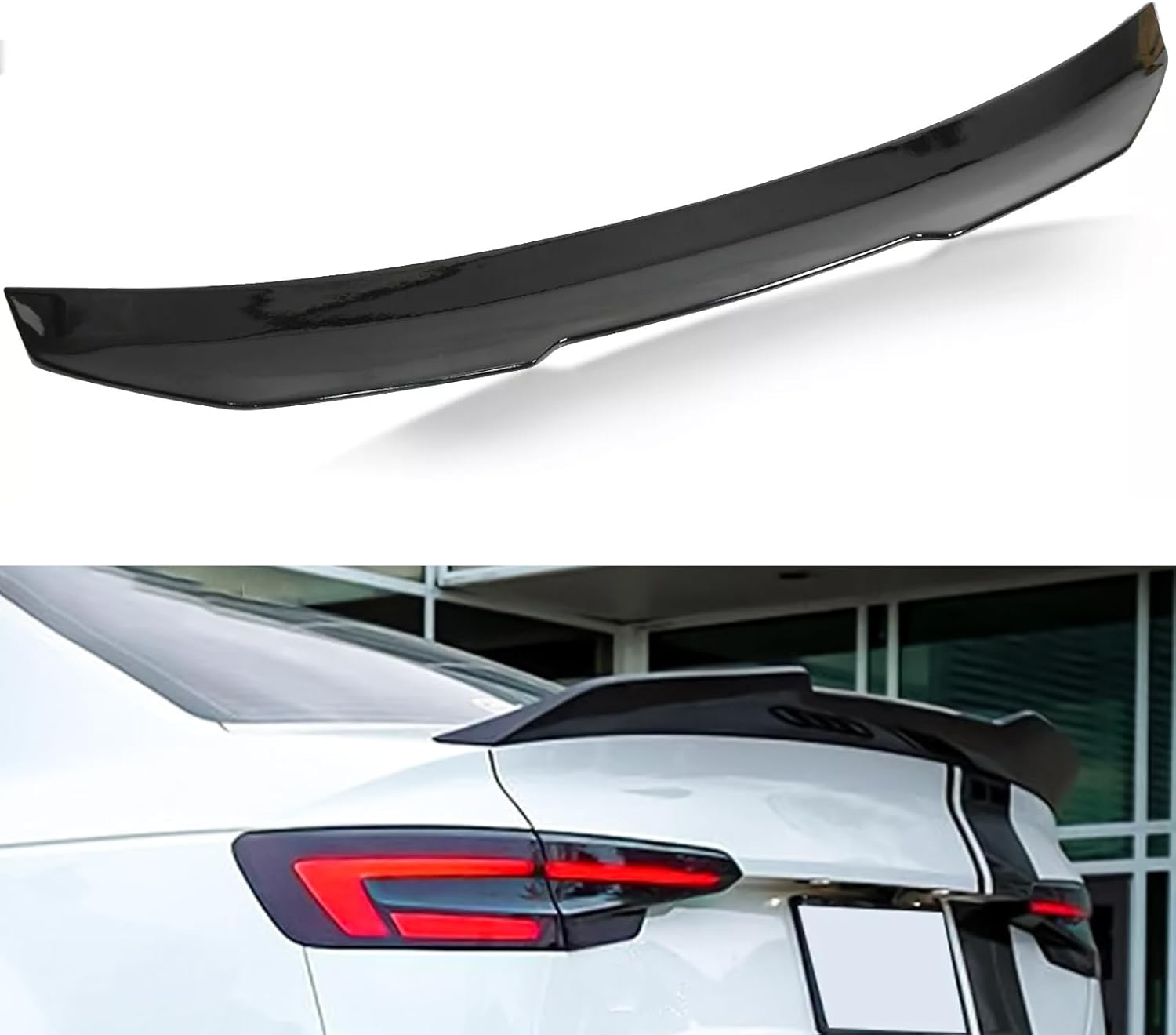 Rear Trunk Spoiler Wing Compatible for 2017-2024 Audi A4 S4 B9 Sedan Models High Kick Duckbill Carbon Fiber Style