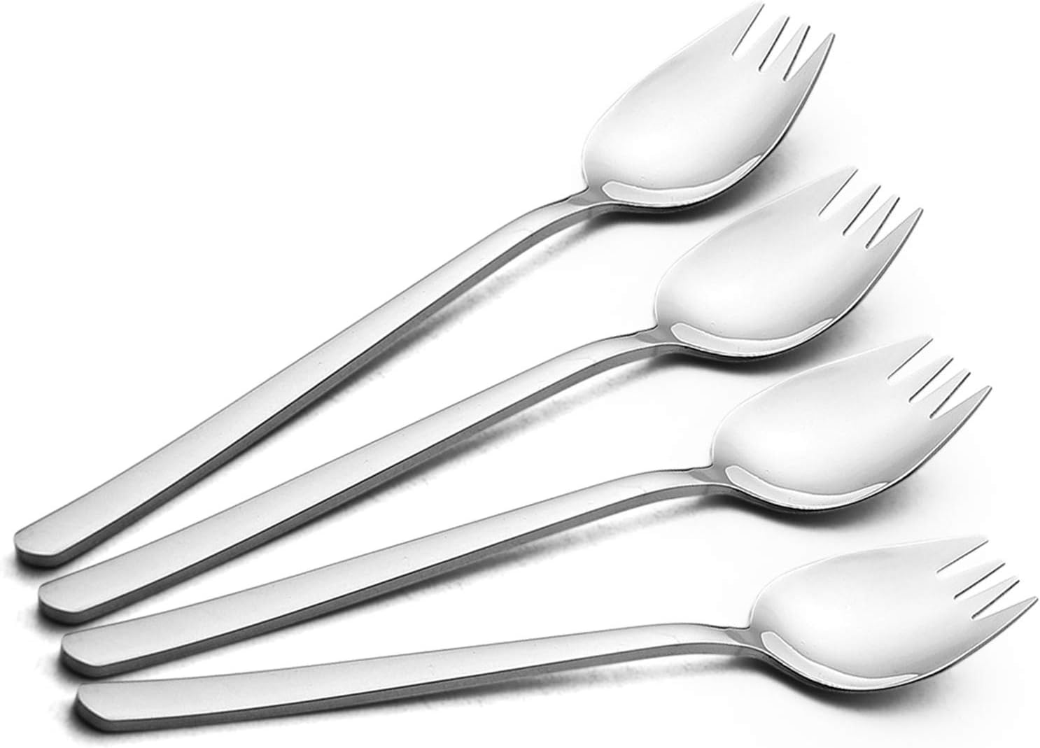 Sporks, AXIAOLU 6 Pack 18/10 Stainless Steel Sporks, 7.4
