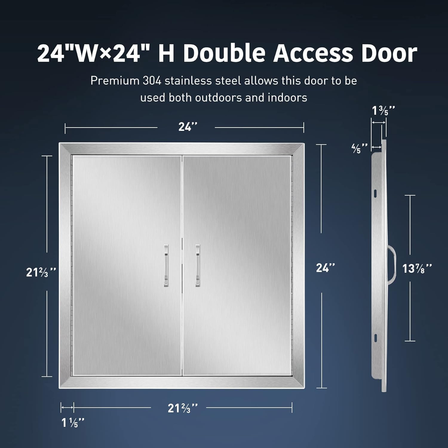 Anfrere Stainless Steel Outdoor Kitchen Door -2