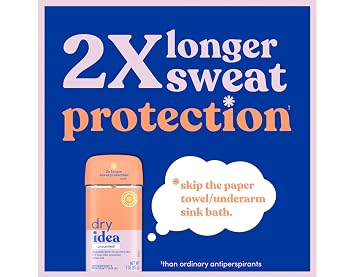 Dial Dry Idea Anti-Perspirant and Deodorant, Unscented, Hypo-Allergenic, 3 oz, Clear