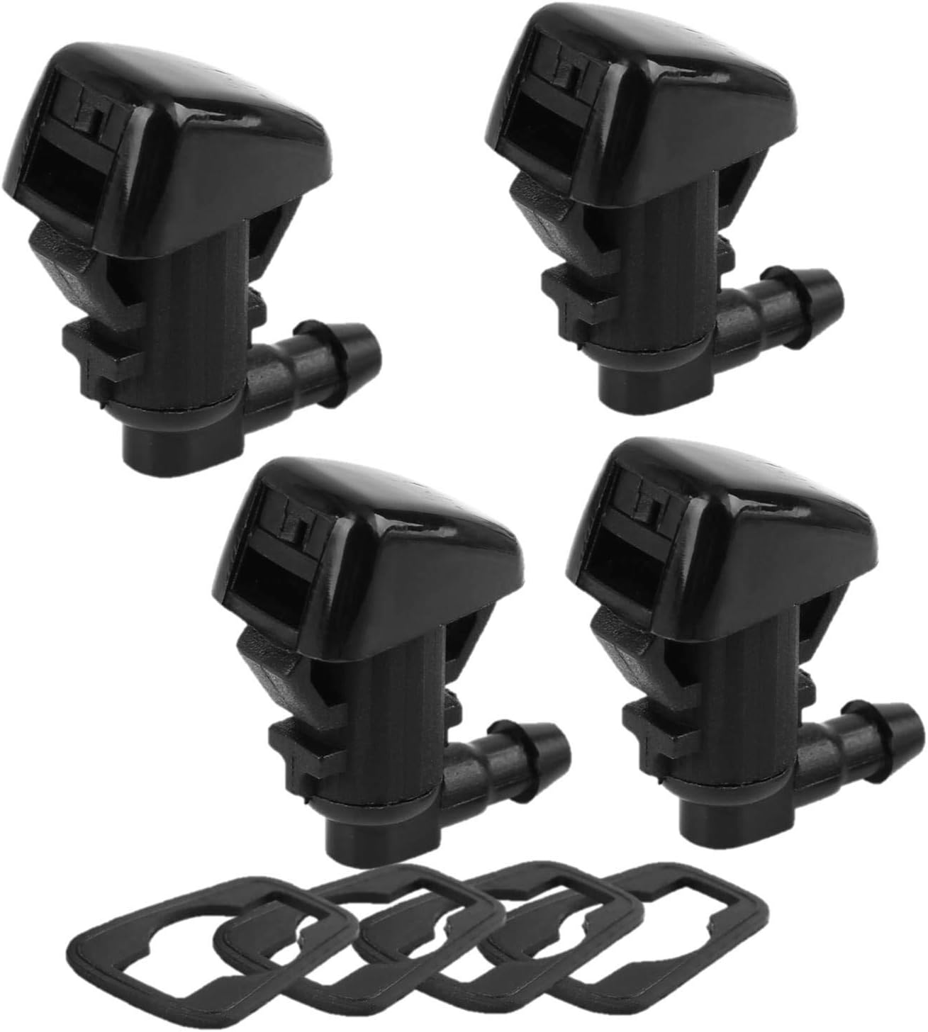 4 Pack Front Windshield Washer Nozzles Compatible with