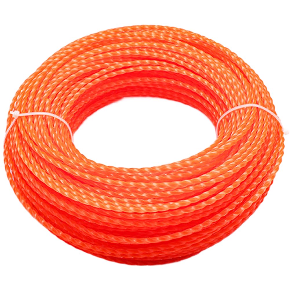 Hilo de desbrozadora de 3,0 mm, reforzado con acero, hilo de nailon duradero para cortacésped, cuidado de malas hierbas, correa de corte resistente, accesorios para herramientas de jardín