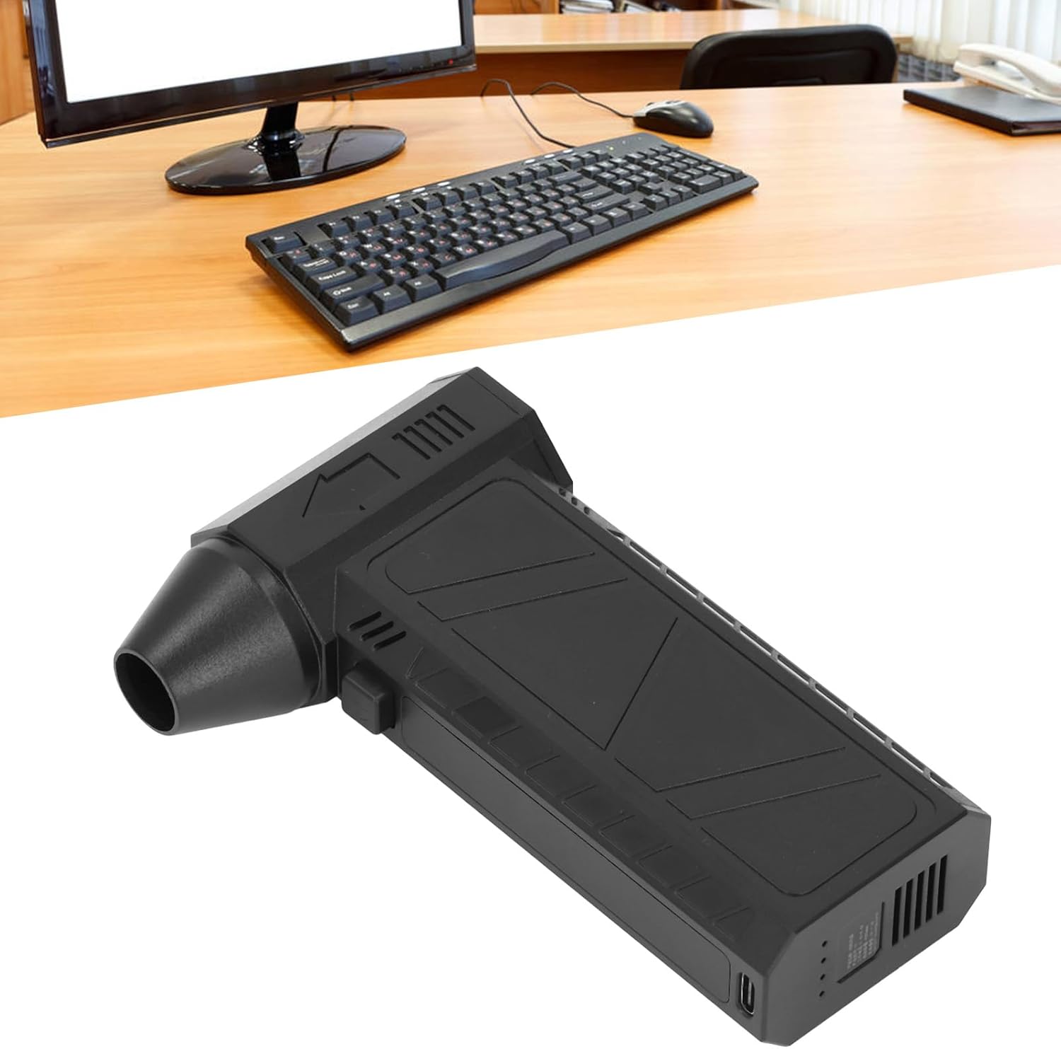 Handheld Turbine Fan 130000 RPM High Speed Fan Portable 4000mAh Jet Dry Blower for Outdoor Sports Camping Traveling