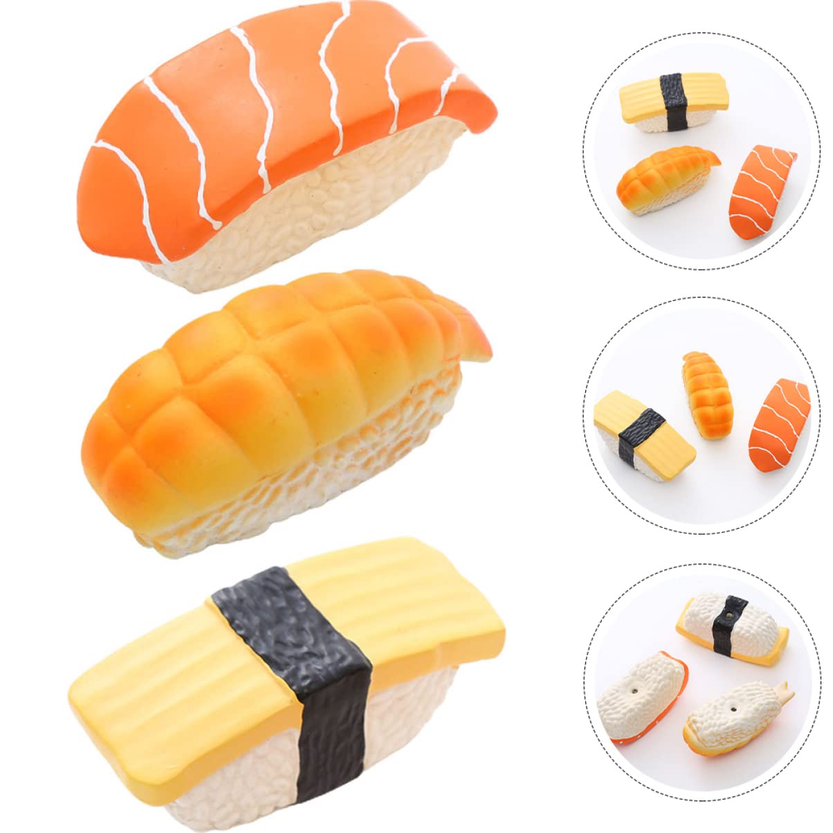 Mipcase 9 Piezas Perro De Juguete Juguetes De Goma para Masticar Perros Juguetes De Látex para Perros Chirriantes Juguete para Masticar Cachorro Perrito Juguete Mascota El Perro Emulsión