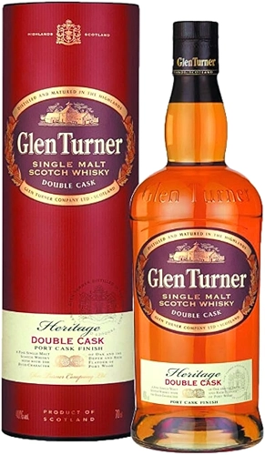 Whisky Glen Tuner Heritgee Double Cask Single Malt Whiskey Escocês Port 700ml Teor 40% Barris De Vinho