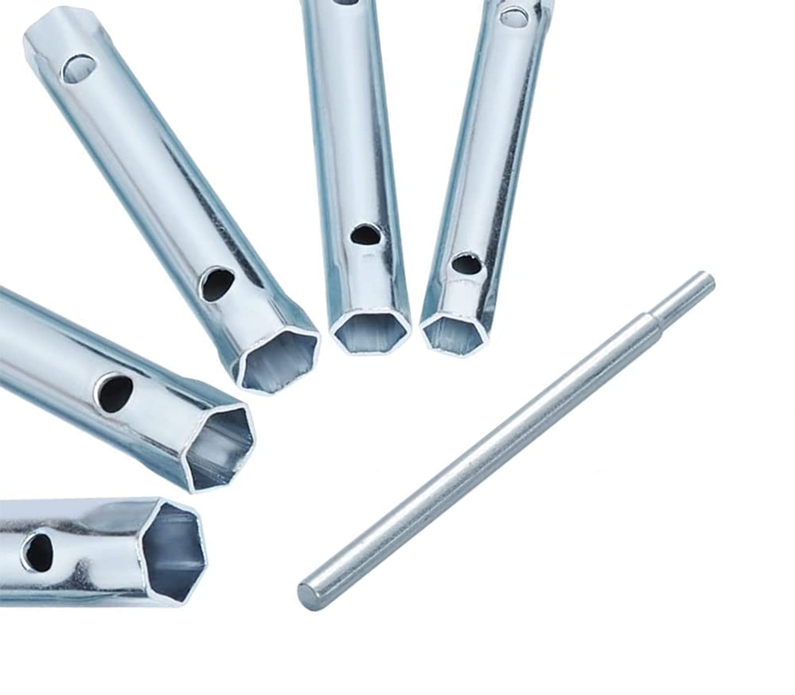 CLICLED Set Chiavi a Tubo 6-22mm Esagonali 10pz Chiavini Tubolari Leva a T Idraulica