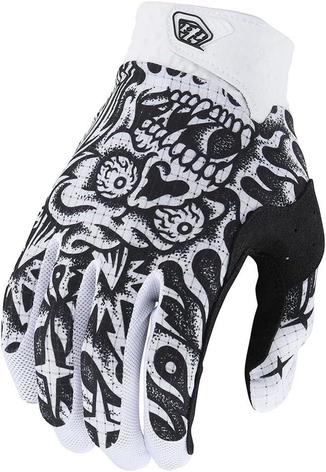 Troy Lee Designs Motocross Motorcycle Dirt Bike Racing Mountain Bicycle Riding Gloves, Air Glove, Skull Demon