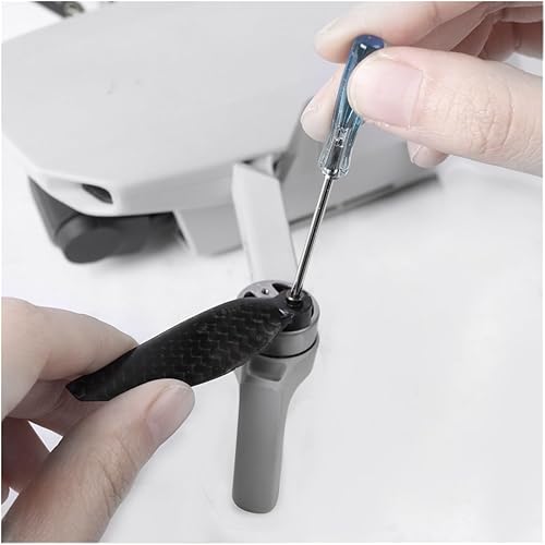 Miniatura 6 de SeiZed Hélices de fibra de carbono 4726F Accesorios de drones ligeros de bajo ruido para DJI Mini 2 Drone Accesorios (Color  4 piezas)