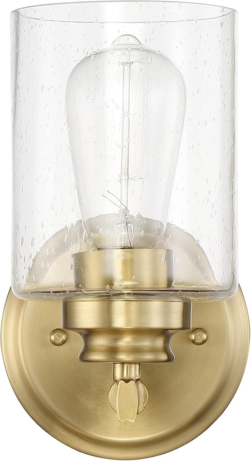 Craftmade Bolden 1 Light Wall Sconce Satin Brass