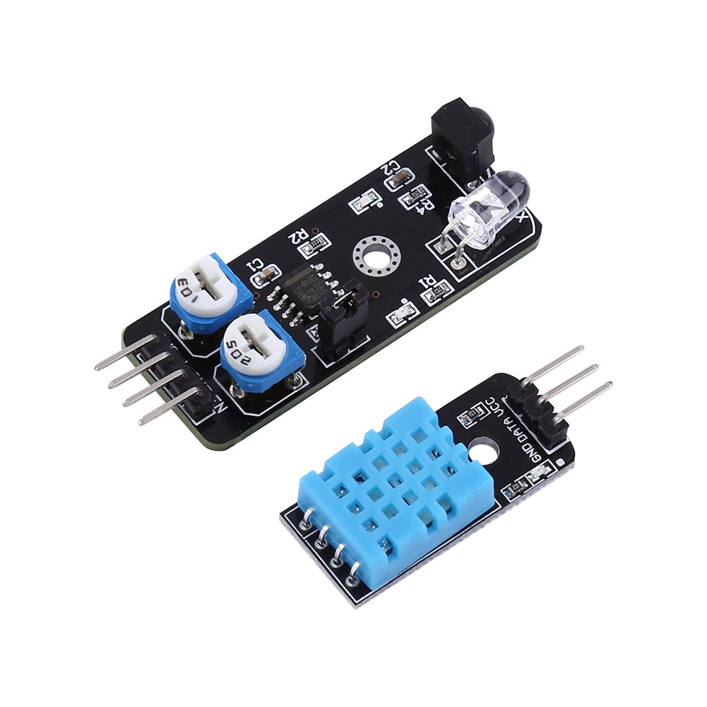 Nikou Sensor Modules Kit, Kit di Moduli Sensore 37 in 1 Definitivo per Utenti MCU Education con Scatola Comodo Spazio di Archiviazione