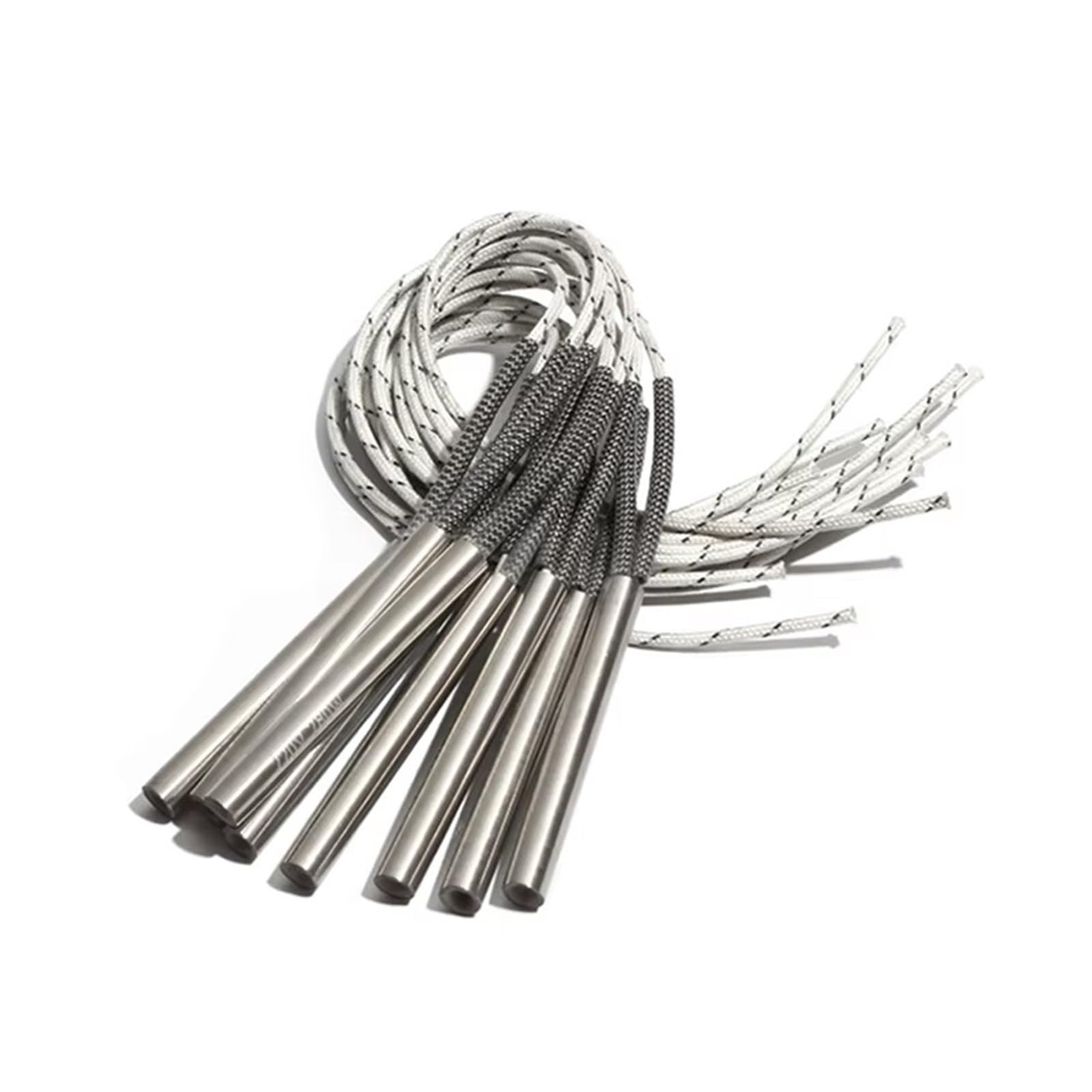 Grzejniki nabojowe, 5 sztuk, 9,5 mm, 165-185 mm, 316SUS, rurowy wkład grzewczy, 640 W/660 W/680 W/700 W, jednostronny elektryczny element grzejny do wody (380 V, 660 W, 9,5 x 170 mm (dł. x dł.)