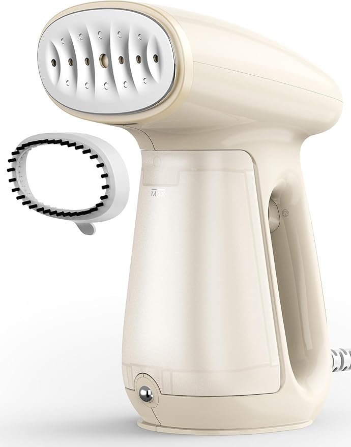 Bear Steamer for Clothes, Handheld Clothes Steamer,1300W Strong Power Garment Steamer with 230ml Tank,Fast Heat-up, Auto-Off, Steam Iron Fabric Wrinkle Remover with Brush for Home and Travel