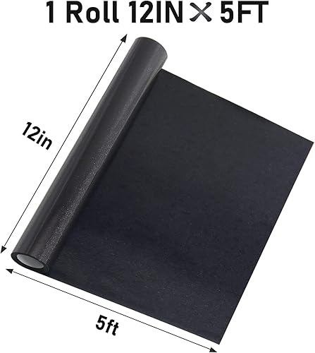 Miniatura 2 de Rollo de vinilo de transferencia de calor con purpurina dorada claro, vinilo para planchar con purpurina para Cricut y Silhouette Cameo, vinilo con