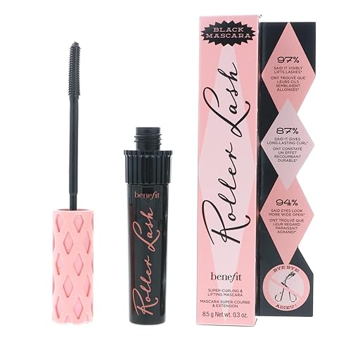 Benefit Cosmetics Roller Lash Curling & Lifting Mascara 0.30 oz / 8.5 g # Black - black - 0.3 Ounce (Pack of 1)