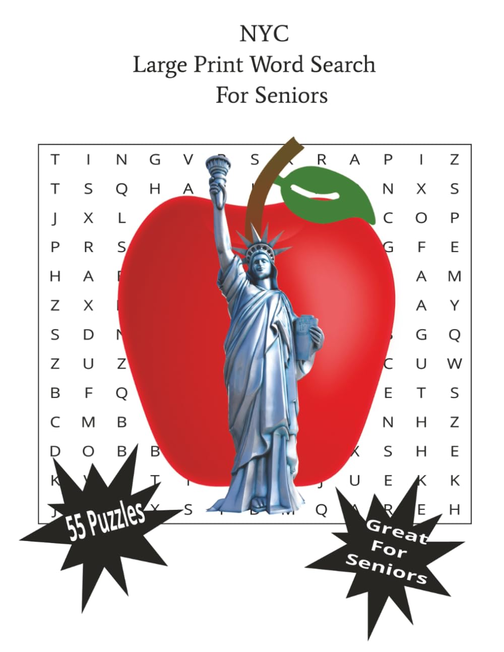 NYC Large Print for Seniors Word Search: “Large‑Print NYC Word Searches for Memory & Mind Sharpness”