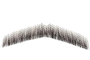 Parceria Men's Ultra-Thin Fake Facial Accessory With Human Hair