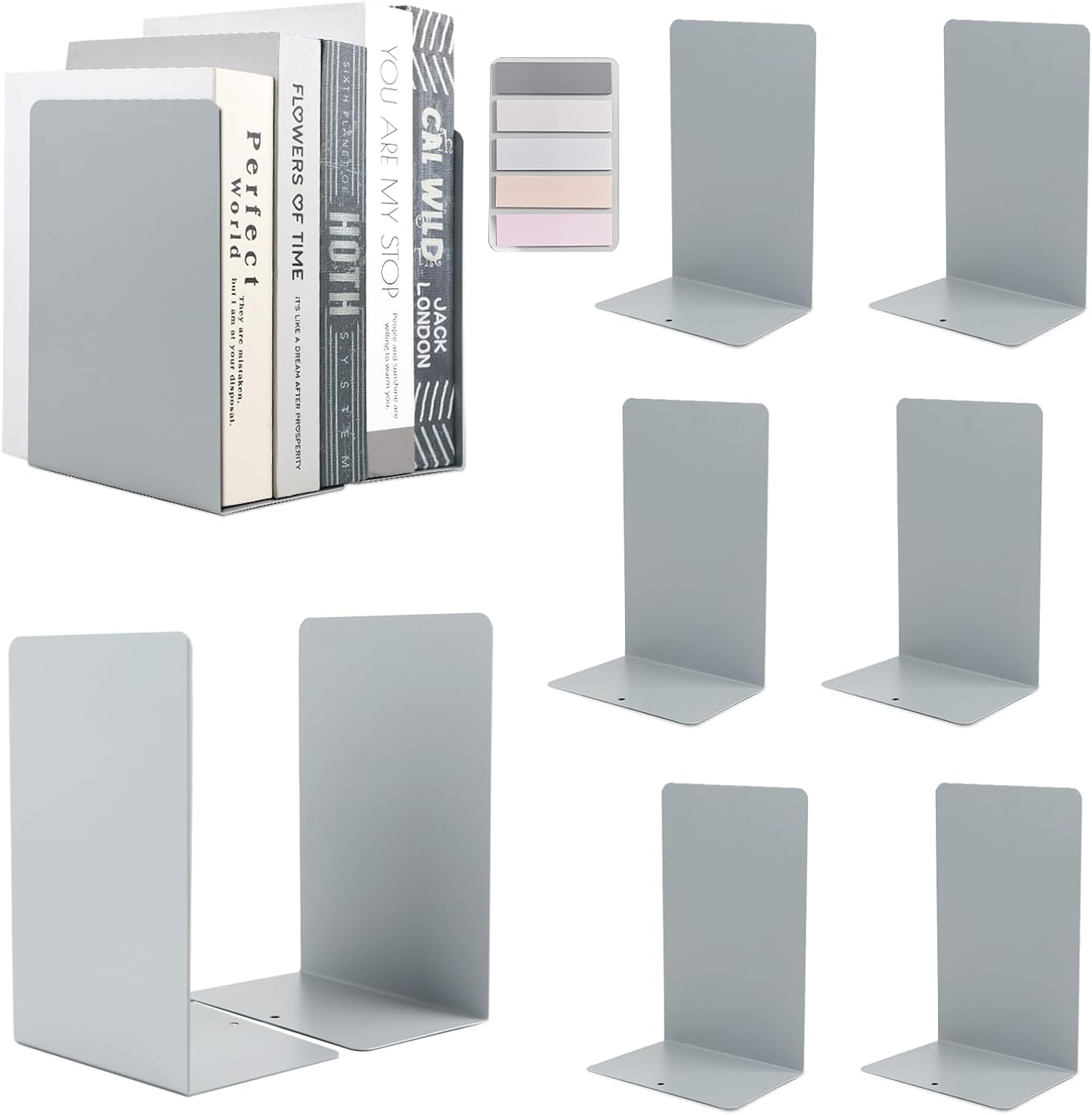 2x Katzen Buchstützen Aus Metall - Süße Bücherstützen Für Regal & Schreibtisch