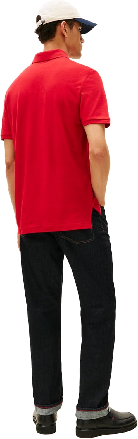 Tommy Hilfiger Men's Short Sleeve Cotton Pique Polo Shirt in Classic Fit
