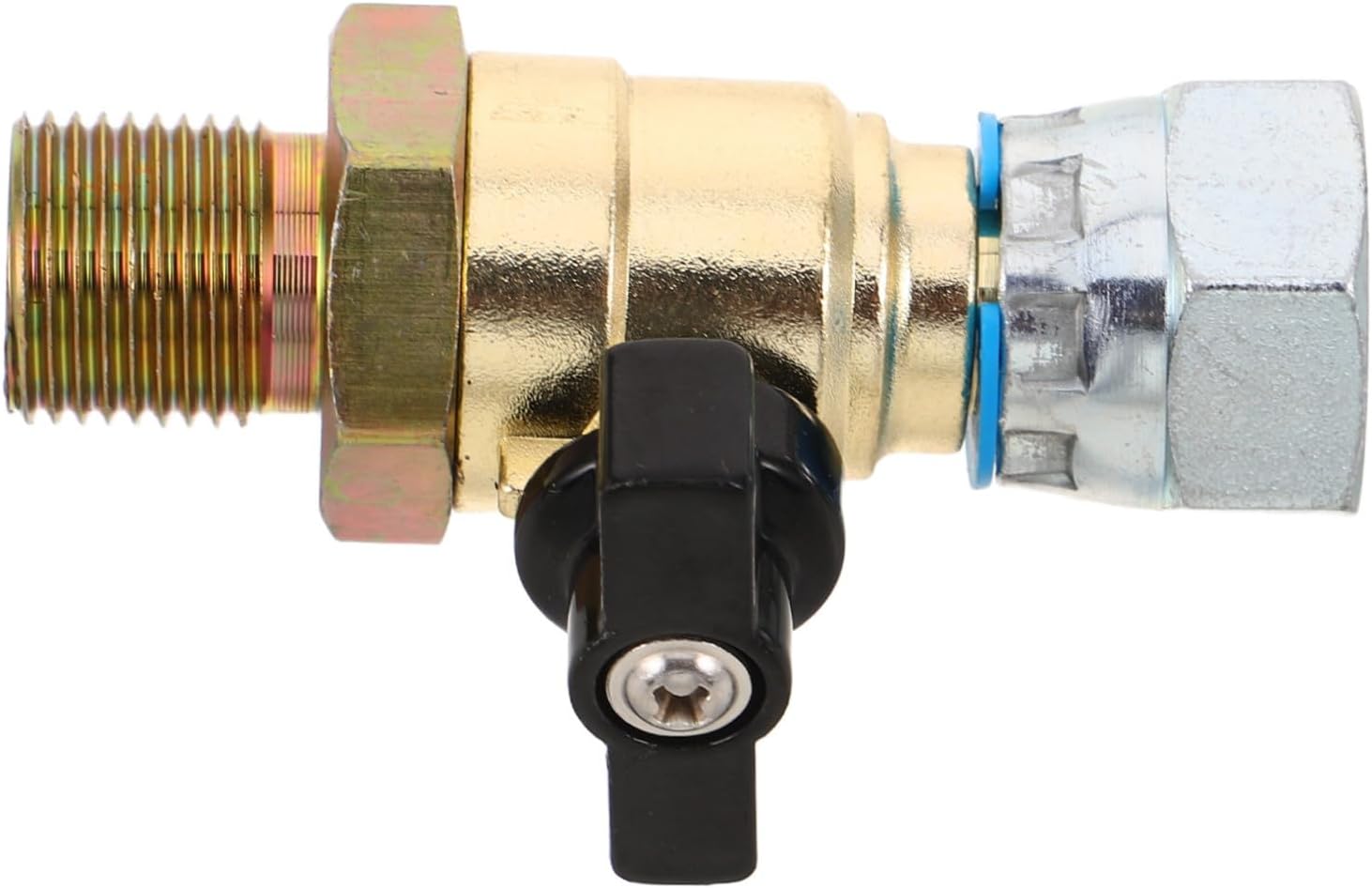 Front Wheel Brake Air Shutoff Valve for Automotive Use, Sturdy Metal Construction with Npt Thread, Replacement Part for Efficient Air Brake Control