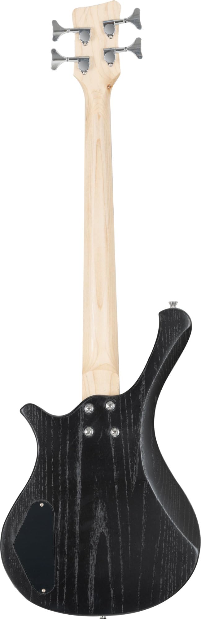 Rocktile TB-4 MBK Traveler E-Bass Matte Black Super Set, Basso, Scala: 25 | Numero di corde: 4, Corpo: ontano, Manico: acero, Tastiera: Technical Ebony, 5" (64, 8 cm), Larghezza capotasto: 39 mm, 9 kg
