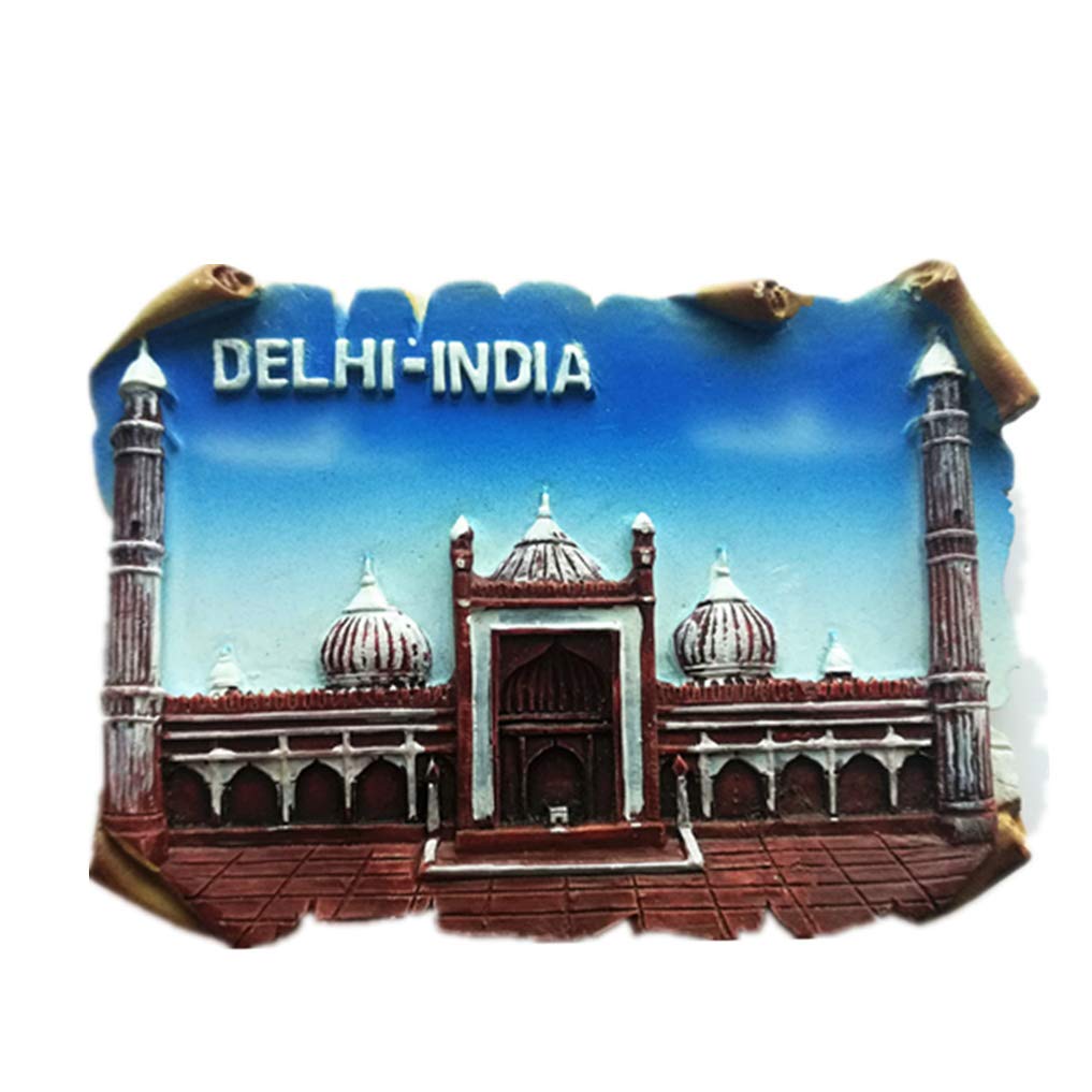 Muyu Magnet Multi Color 3D New Delhi India Souvenir Fridge Magnet,Home & Kitchen Decoration New Delhi India Refrigerator Magnet