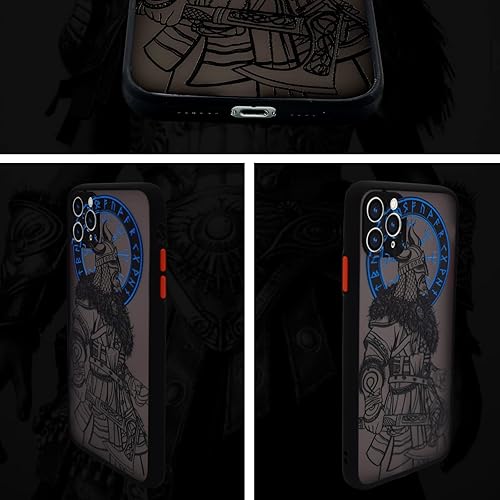 Vista 29 de Cool Gladiator - Funda para teléfono con relieve 3D, compatible con iPhone 12 Pro, funda transparente esmerilada a la moda Gladiador