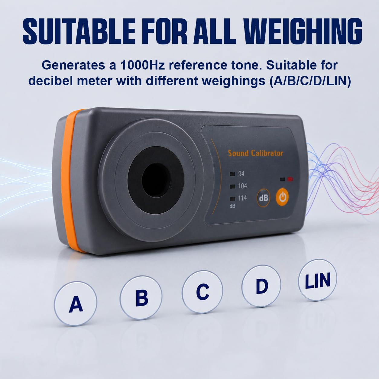 Klang Meter Dezibel Niveau Kalibrator Kalibrierung 114dB / 94dB / 104dB Kalibrierung Niveau für Schallpegelmesser