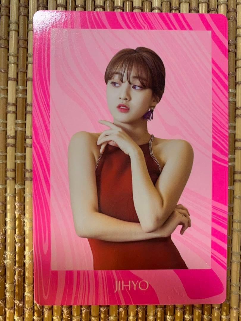 Amazon.co.jp: TWICE ジヒョ Fancy トレカ ピンク ふぁんしー 公式品