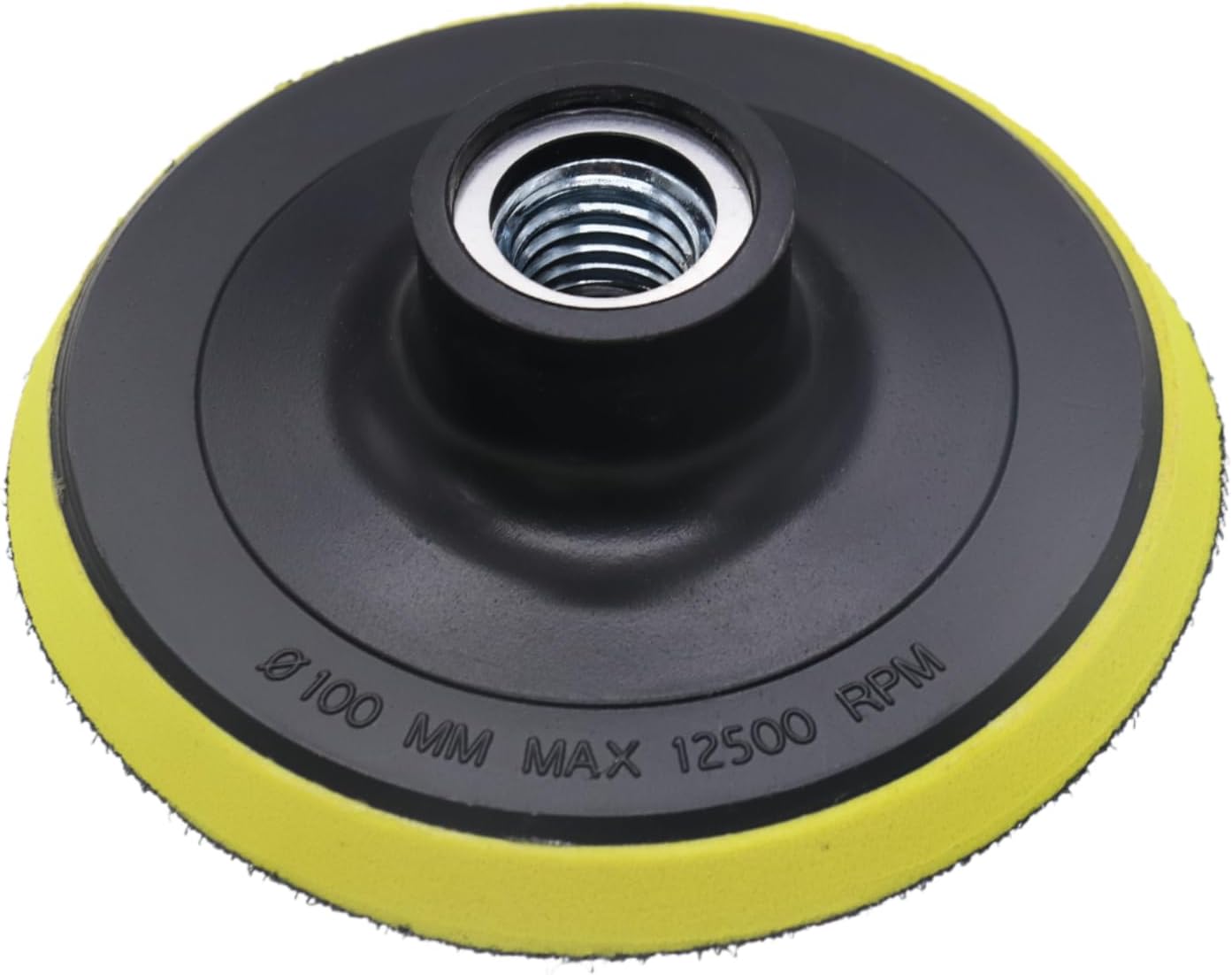 6 Inch Hook and Loop Backing Pad, 5/8"-11 Thread Polishing Sanding Backer Plate, Angle Grinder Accessories for Car, Wood, Metal Buffering, 1 Pack