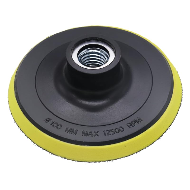 Suporte para Polimento com Fixação Hook-and-Loop 100 mm e Rosca 5/8-11 para Esmerilhadeira ComeFloor – 1 unidade
