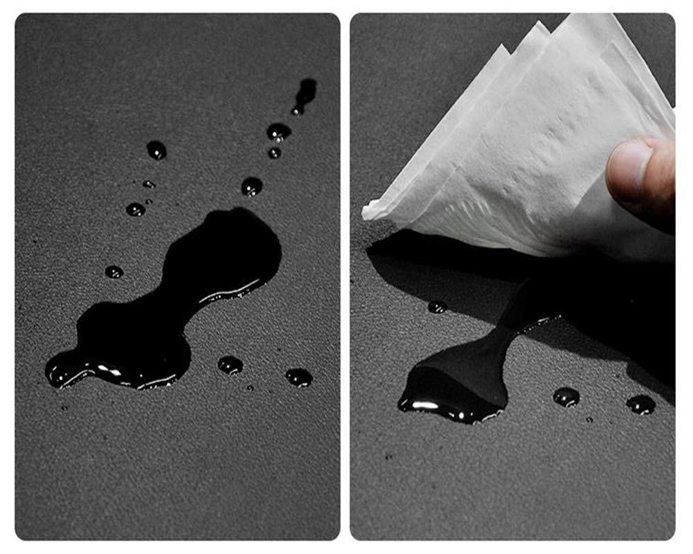 Tappetino per mouse grande, liscio per la casa, tappetino da scrivania in pelle PU, con protezione per labbra, multifunzione, antiscivolo, per computer portatile