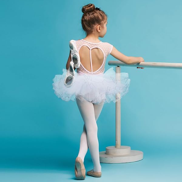 Bezioner Gonna Tulle Bambina tutù Danza Balletto Ragazze Festa Abito Gonne Costume per Bambine 1-9 Anni - 3