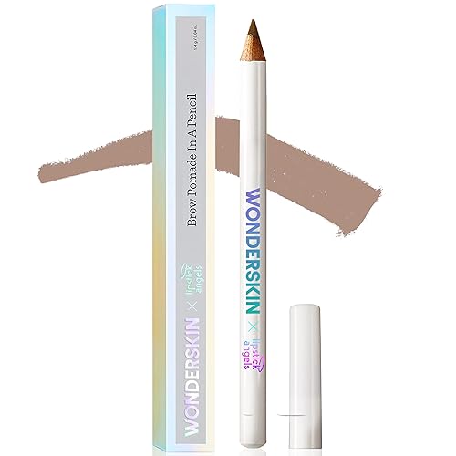 WONDERSKIN Lápiz de cejas, lápiz de cejas de larga duración, pomada de cejas para cejas de aspecto natural, revolucionario lápiz de cejas (rubio)