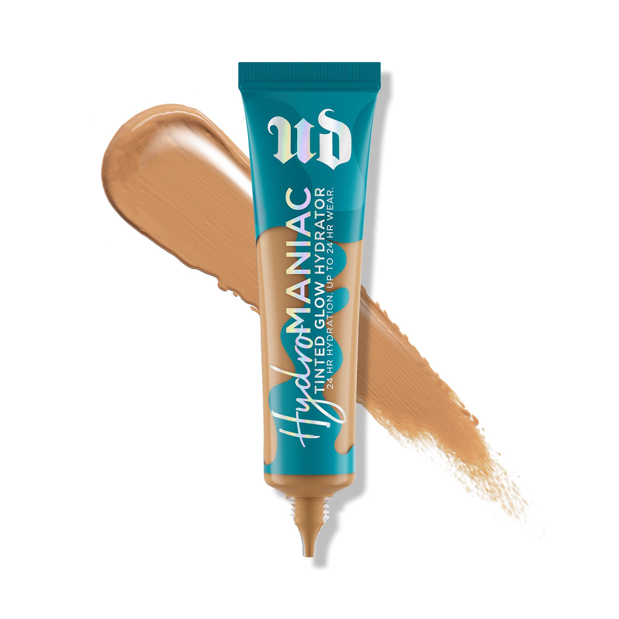 Urban Decay Hydromaniac Dewy Foundation, Hydrating Tinted Moisturizer for Dry Skin, Buildable Medium Coverage, with Kombucha Filtrate & Marula Oil, Non-comedogenic, Vegan, Cruelty-free - 1.1 fl oz