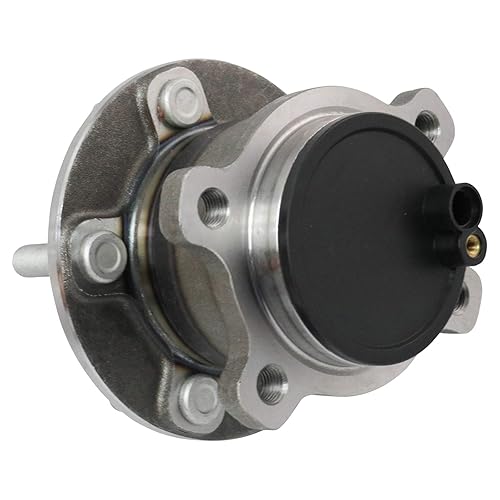 Miniatura 6 de TRQ Juego de 2 rodamientos de cubo de rueda trasera, para lado izquierdo del conductor izquierdo derecho del pasajero, compatible con Ford Transit