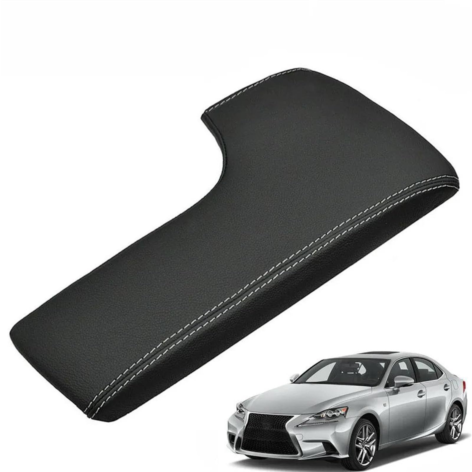 Copertura Della Scatola Di Immagazzinaggio Del Bracciolo Console Centrale Dell'auto Per Lexus IS200t IS250 IS300 IS350 2014-2017 Accessori Auto Uso per tutte le stagioni