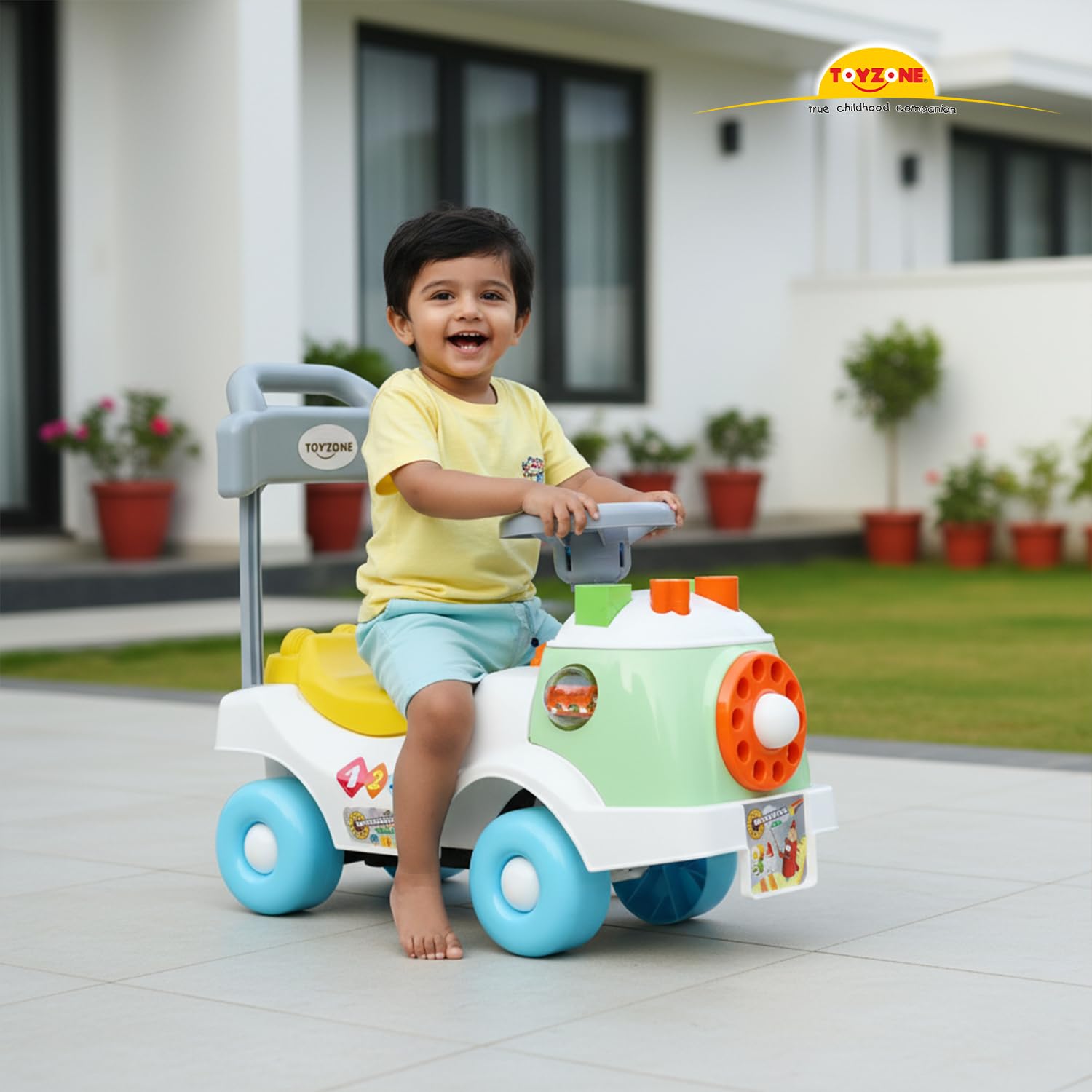 TOYZONE Educational Rider Ride on for Kids