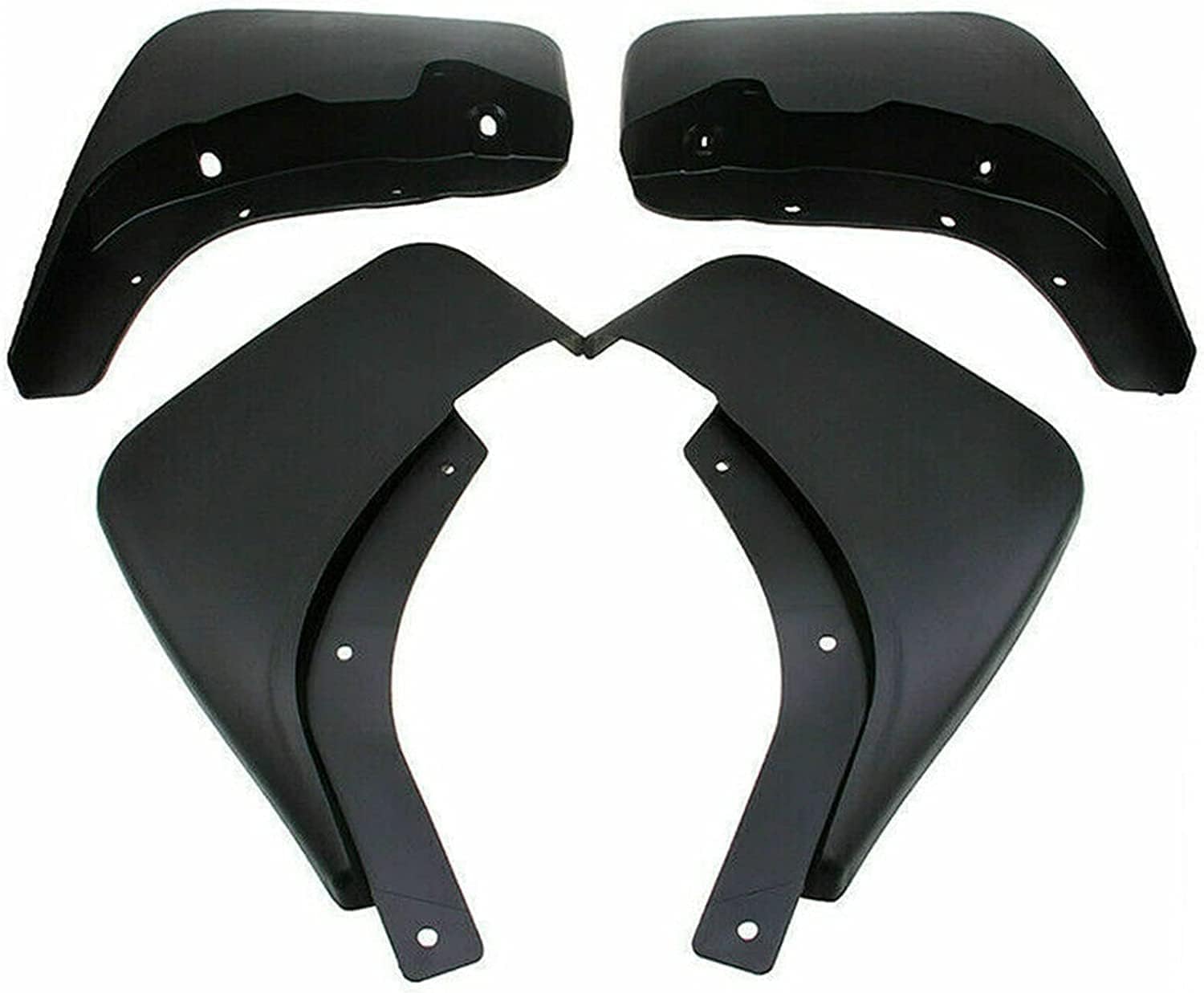 NYSLDSCO 4Pcs Premium Mud Flaps for Audi Q7 S-Line 2007 2008 2009 2010-2015 Front and Rear Splash Guards Durable Mudguards Protection Against Road Debris