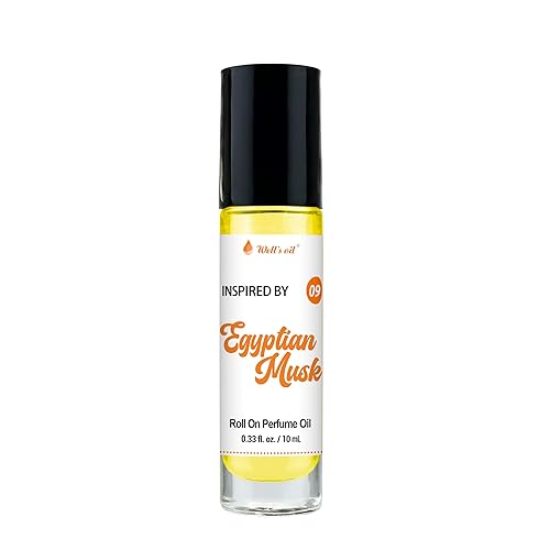 Miniatura 6 de Well's - Aceite de perfume roll-on de 0.33 fl oz, sin alcohol, a base de aceite, de larga duración (inspirado en el almizcle egipcio)