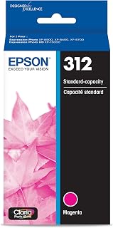 Epson T312 Magenta T312320 Claria Photo HD Magenta Standard Capacity Cartridge Ink