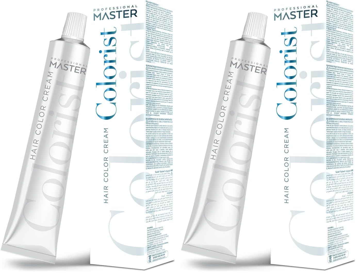 Professional Tüp Saç Boyası Boya 60 ml 7.111 Ekstra Küllü Kumral (2 paketi)