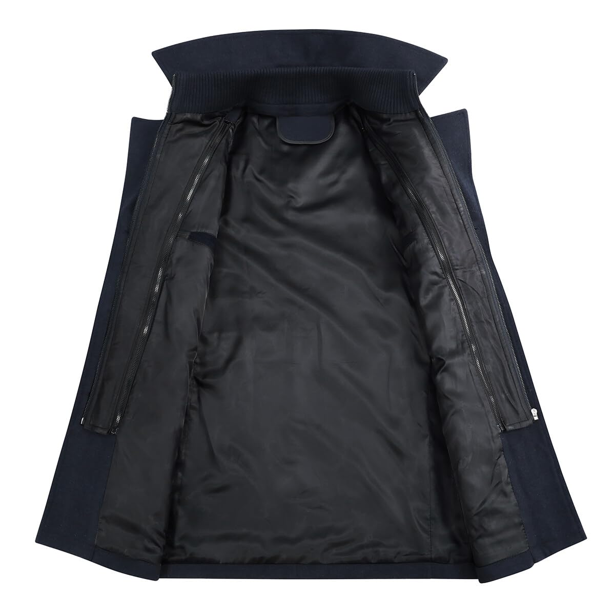 YOUTHUP Cappotti per Uomo Giacche di Lana Elegante Trincea Cappotto Invernale Regular Fit