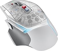Vista 1 de Logitech G Ratón para juegos 502 X PLUS Millenium Falcon Edition, LIGHTSPEED Wireless RGB Gaming Mouse - Interruptores híbridos LIGHTFORCE, sensor