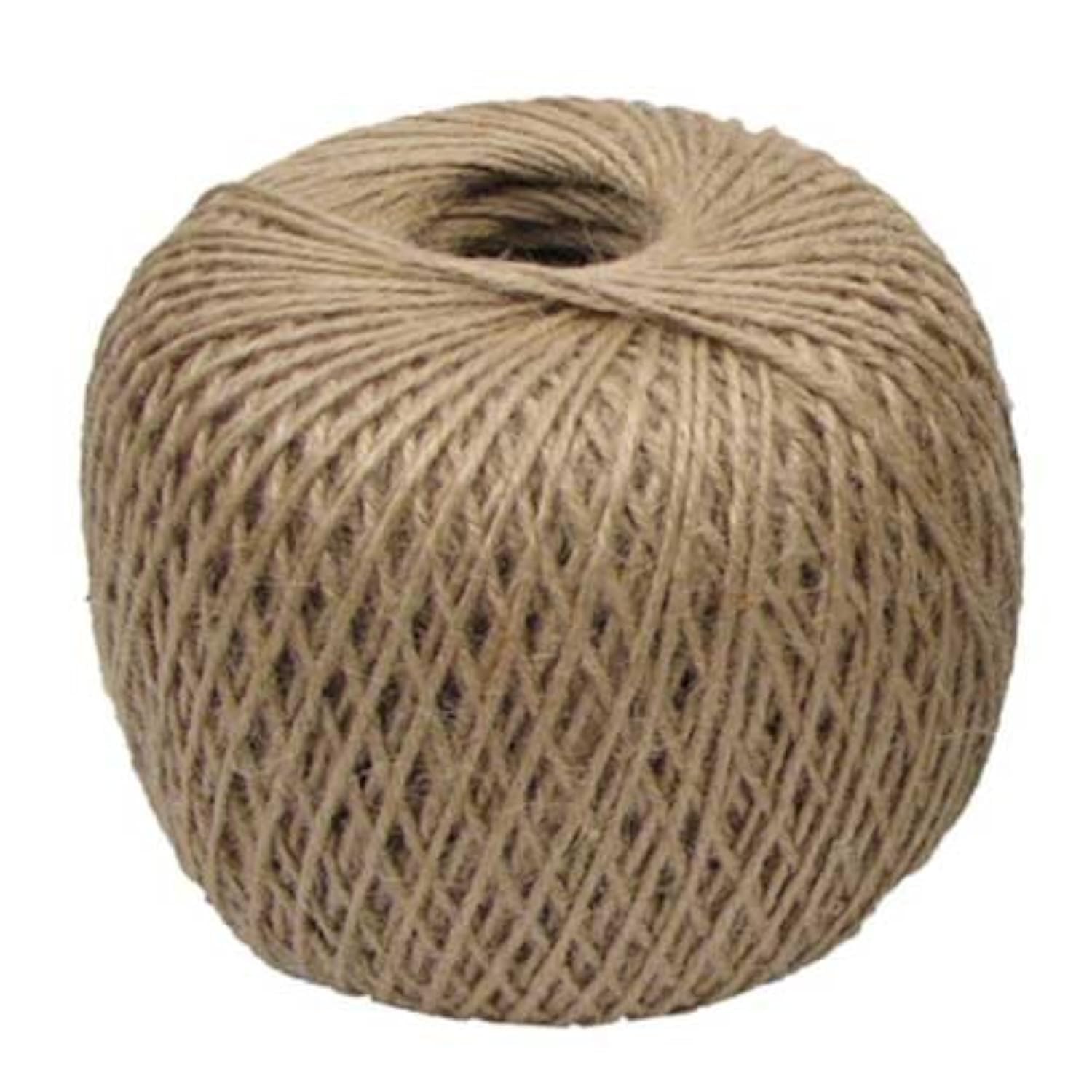 90m Natural Jute Twine - Strong, Durable, Biodegradable Garden Twine for Gardening, Floristry, and Bundling