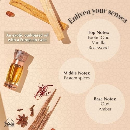 Miniatura 9 de Dukhni Dehn Al Oud Attar para el conocedor de Oud        Auténtico aceite de fragancia árabe  Regalo especial de Ramadán y Eid de lujo  1 botella x